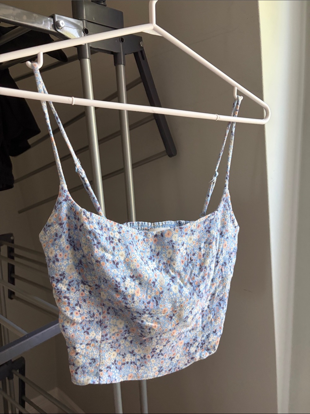 Wilfred Blue Floral Spaghetti Strap Camisole